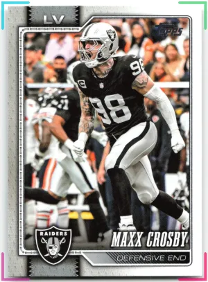 Maxx Crosby 2026 Topps Flagship Raiders