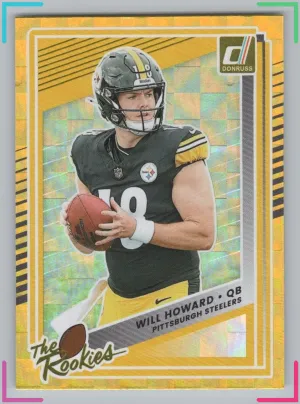 Will Howard 2025 Donruss The Rookies Steelers