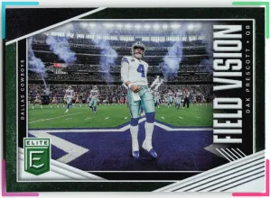 Dak Prescott 2019 Donruss Elite Field Vision Green Cowboys