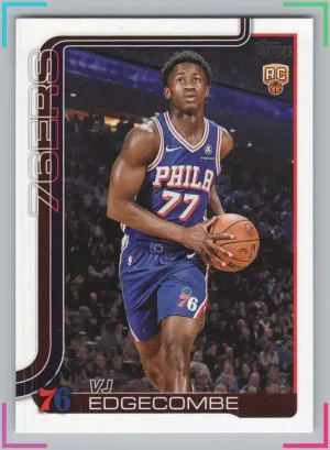 VJ Edgecombe RC 2025-26 Topps 76ers
