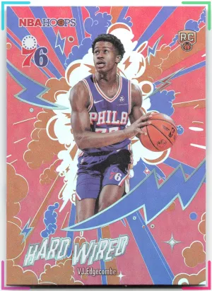 VJ Edgecombe RC 2025-26 Hoops Hard Wired 76ers
