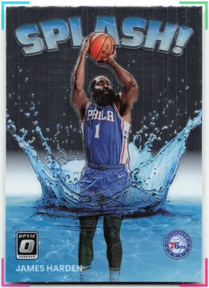 James Harden 2022-23 Donruss Optic Splash! 76ers