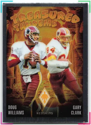 Doug Williams / Gary Clark 2024 Panini Phoenix Treasured Tandems Hyper Redskins