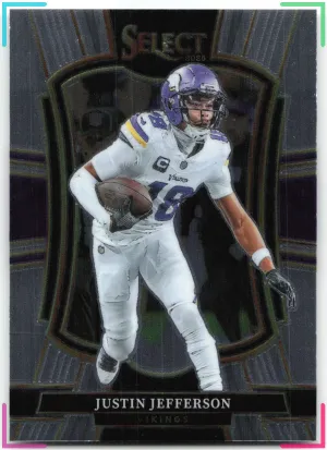 Justin Jefferson 2025 Panini Select Vikings