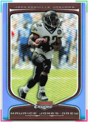 Maurice Jones-Drew 2009 Bowman Chrome Blue Refractor #/150 Jaguars