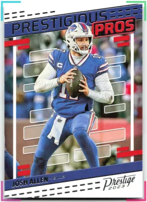 Josh Allen 2023 Panini Prestige Prestigious Pros Bills