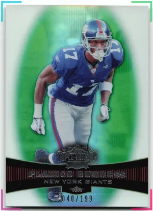 Plaxico Burress 2006 Topps Triple Threads Emerald #/199 Giants
