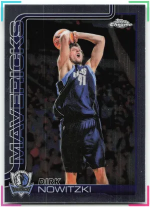 Dirk Nowitzki 2025-26 Topps Chrome Update Mavericks