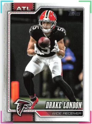 Drake London 2026 Topps Flagship Falcons
