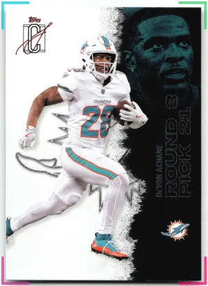 De'Von Achane 2025 Topps Signature Class Dolphins