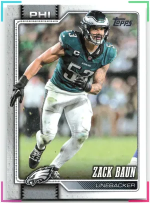 Zack Baun 2026 Topps Flagship Eagles
