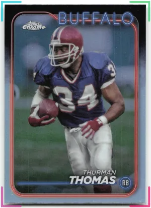 Thurman Thomas 2024 Topps Chrome Refractor Bills