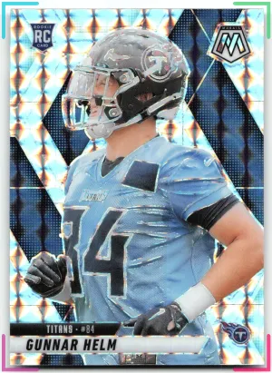 Gunnar Helm RC 2025 Panini Mosaic Mosaic Titans