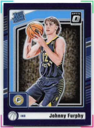 Johnny Furphy RC 2024-25 Donruss Optic Purple Pacers