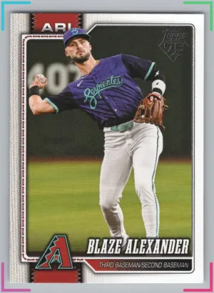 Blaze Alexander 2026 Topps Diamondbacks