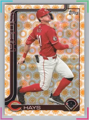 Austin Hays 2025 Topps Holiday Reds