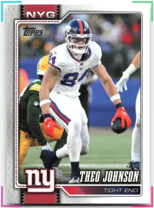 Theo Johnson 2026 Topps Flagship Giants