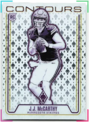 J.J. McCarthy 2024 Panini Phoenix Contours Vikings