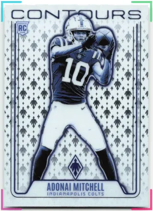 Adonai Mitchell 2024 Panini Phoenix Contours Wave Colts