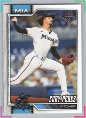 Eury Pérez 2026 Topps Marlins