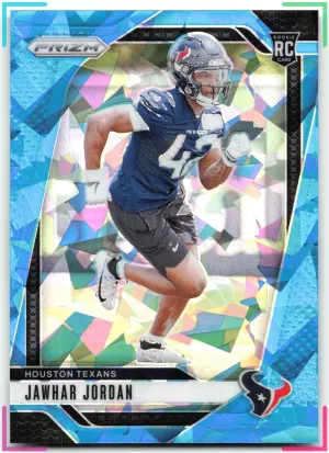 Jawhar Jordan RC 2024 Panini Prizm Blue Ice #/99 Texans