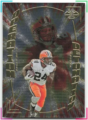 Nick Chubb 2022 Panini Illusions Operation Detonation Browns