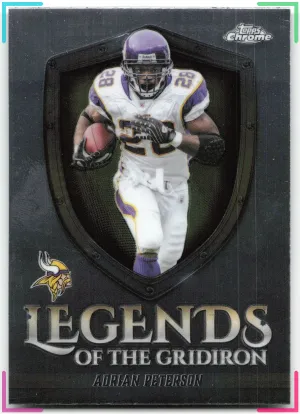 Adrian Peterson 2025 Topps Chrome Legends of the Gridiron Vikings