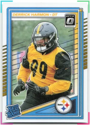 Derrick Harmon Rookie 2025 Donruss Optic Pittsburgh Steelers