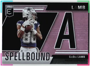 CeeDee Lamb 2024 Donruss Elite Spellbound Pink Cowboys