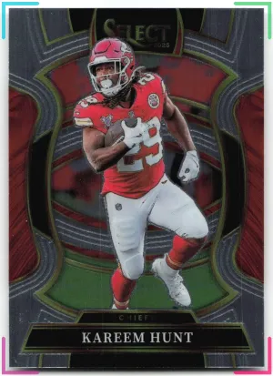 Kareem Hunt 2025 Panini Select Chiefs