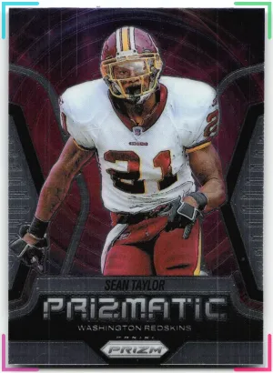 Sean Taylor 2025 Panini Prizm Prizmatic Redskins