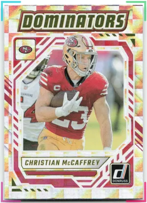 Christian McCaffrey 2025 Donruss Dominators 49ers