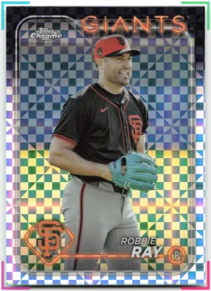 Robbie Ray 2024 Topps Chrome X-Fractors Giants