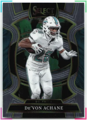 De’Von Achane 2025 Panini Select Dolphins