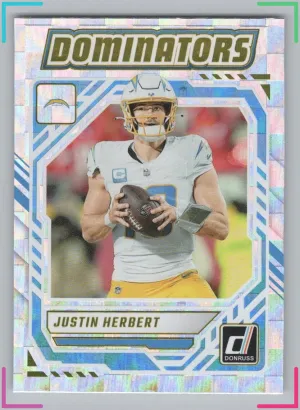 Justin Herbert 2025 Donruss Dominators Chargers