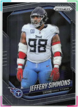 Jeffery Simmons 2025 Panini Prizm Titans