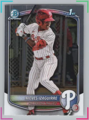 Nieves Izaguirre 2025 Bowman Chrome Prospects Phillies