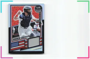 Andrew Costello 2026 Panini Stars & Stripes Prizm USA Baseball USA Materials