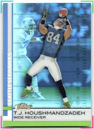 T.J. Houshmandzadeh 2009 Finest Blue Refractor #/429 Seahawks