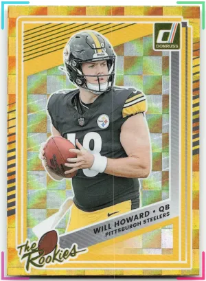 Will Howard 2025 Donruss The Rookies Steelers