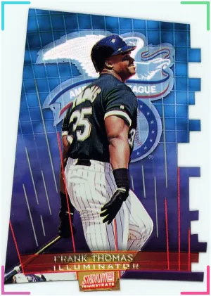 Frank Thomas 1999 Topps Stadium Club #T15A Triumvirate Illuminator SSP Insert