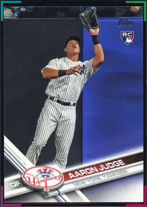 Aaron Judge 2017 Topps Series 1 #287 Fielding Rookie RC Yankees