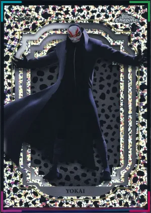 Yokai 2024 Topps Chrome Disney #163 Black White Speckle /101 Big Hero 6