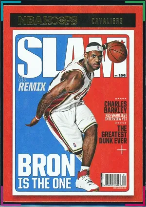 LeBron James 2020-21 Panini NBA Hoops #2 Holo Slam SP Insert