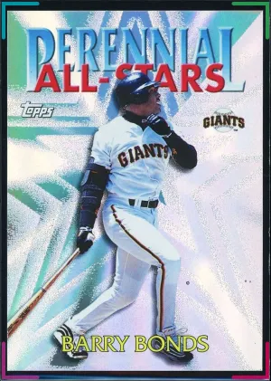 Barry Bonds 2000 Topps #PA8 Perennial All-Stars Insert Giants
