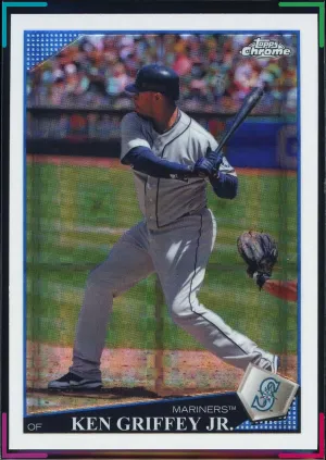 Ken Griffey Jr. 2009 Topps Chrome #10 X-Refractor Mariners