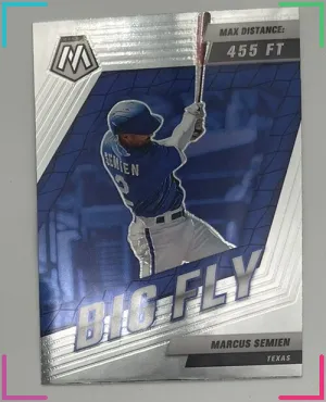 Marcus Semien 2022 Mosaic Big Fly BF-5 Rangers