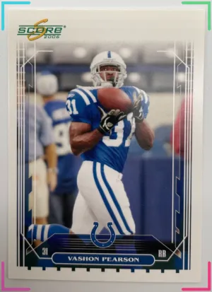2006 Score - Vashon Pearson #304 (RC) Colts