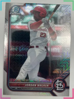 2022 Bowman Chrome Prospects JORDAN WALKER #BCP-221 Cardinals