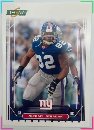 2006 Score - Michael Strahan #185 Giants